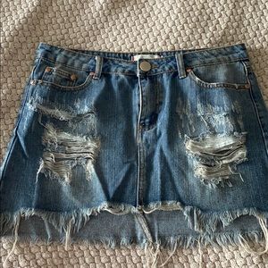 Denim skirt